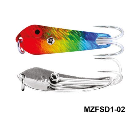 AQUA MARINE - Fishing Spoon with Double Hooks - (Size: 1)